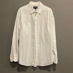 Like new white button up shirt
